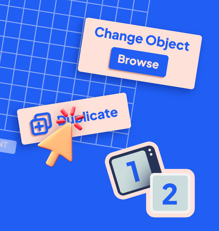 Feature Updates: Change Object, Duplicate Project, and Reorder Scenes